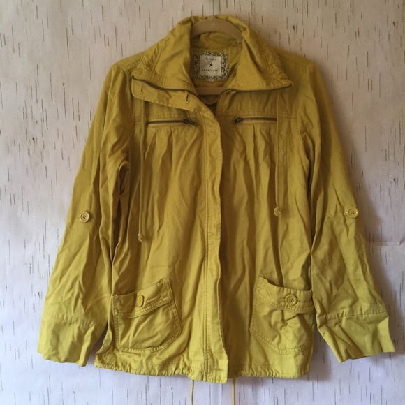 Jackets \u0026 Coats | Mustard Yellow Cargo 